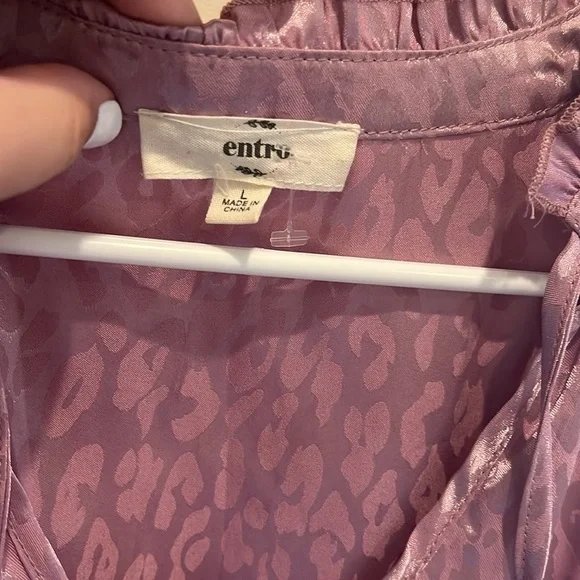 Entro Pink Cheetah Dress - Picture 3 of 5